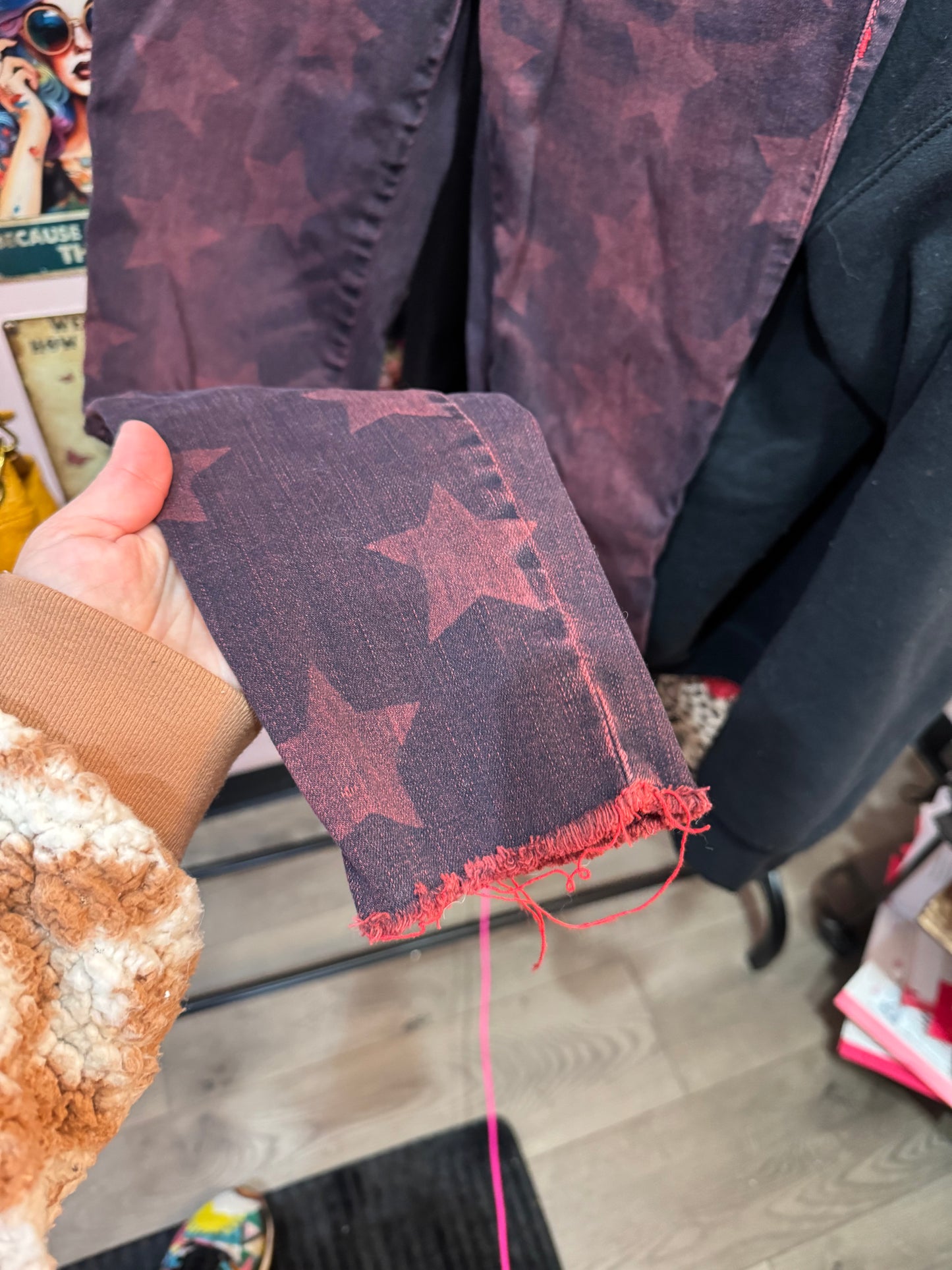 Etienne Marcel star print jeans