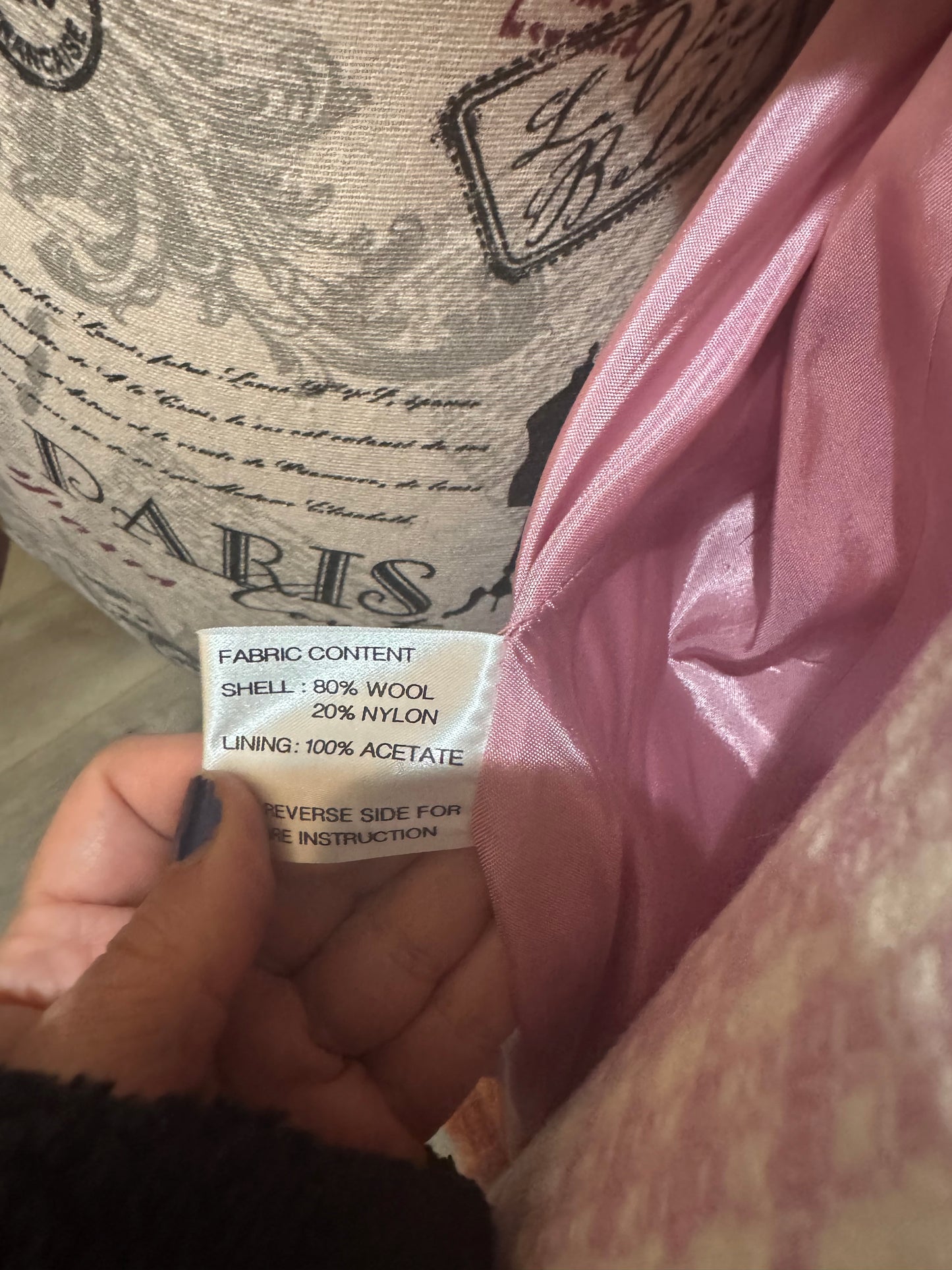 Tweed Coat - Size 2XL - Very Good Condition