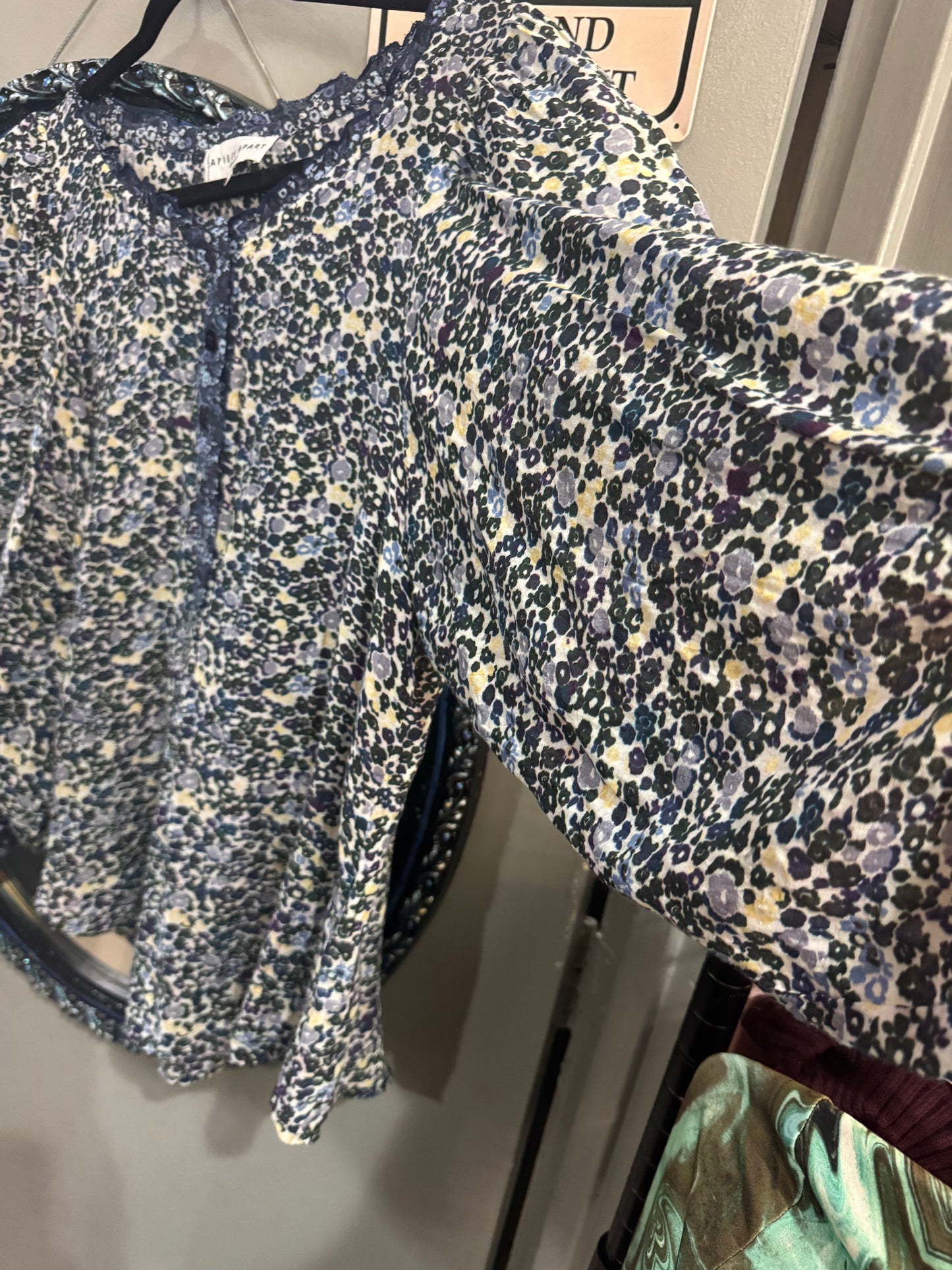 “A Piece Apart” Brand Size 2 Long Sleeve Blouse