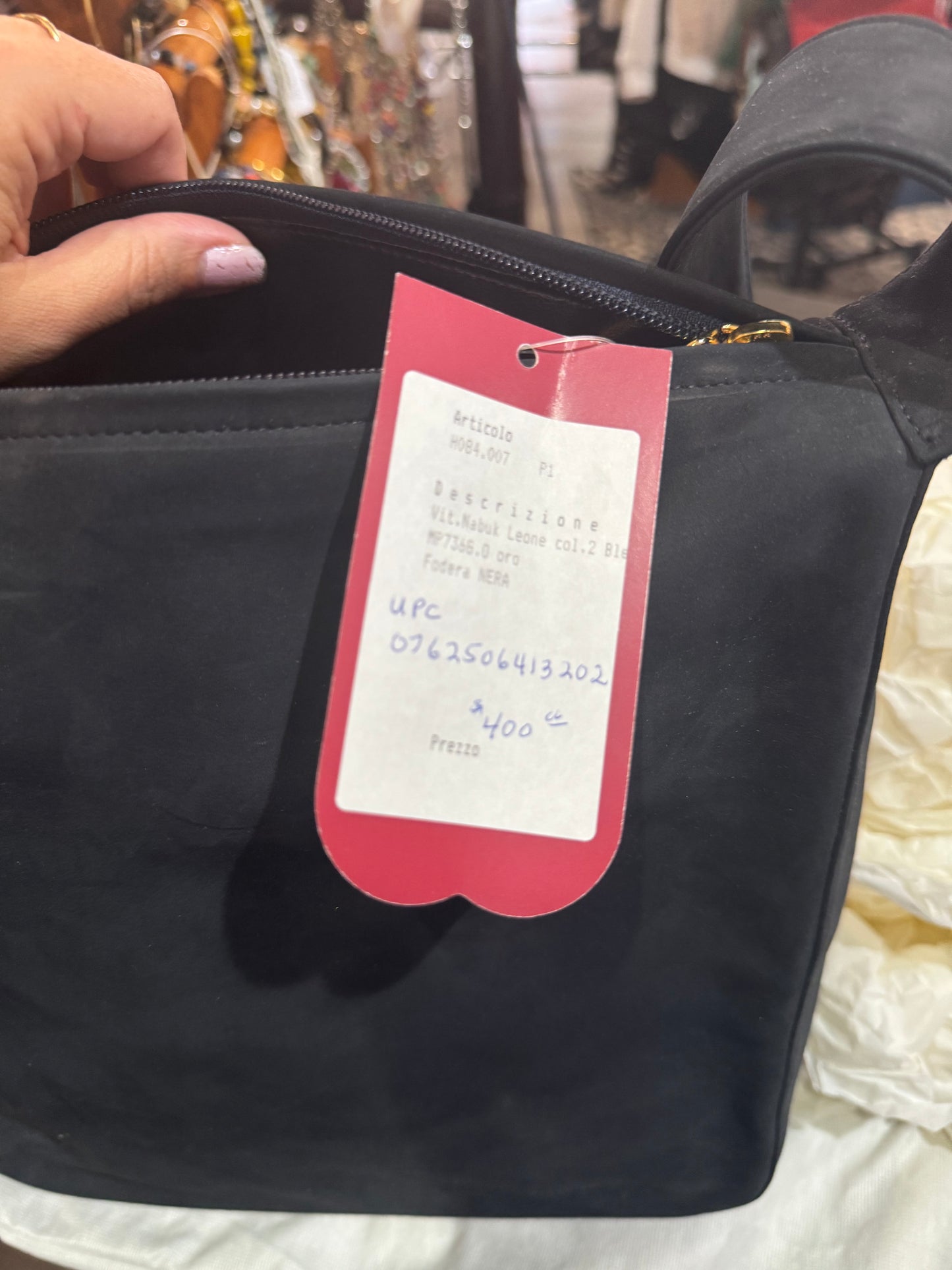 Bruno Maglo  - Large Black Suede Hobo Bag