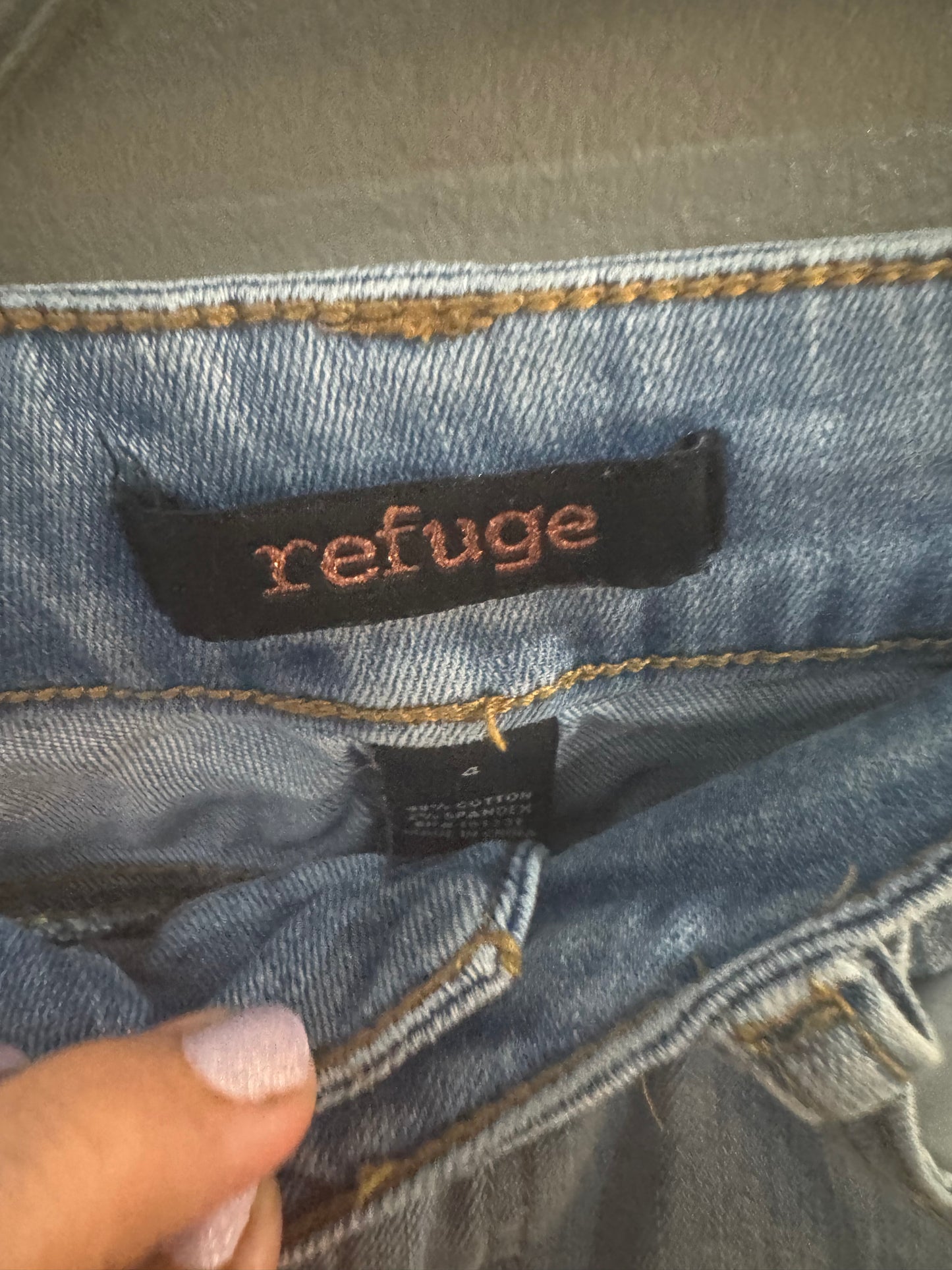 Refuge Brand - Size 4 Distressed Jeans
