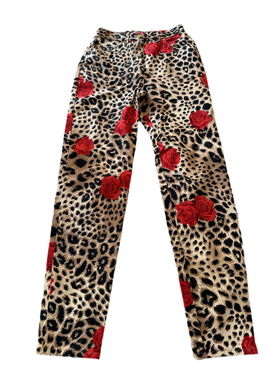 Like new! Cool pattern! Laurel Jeans
