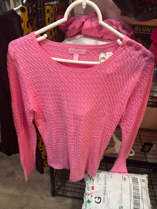 Lily Pulitzer. Size medium. Pink sweater