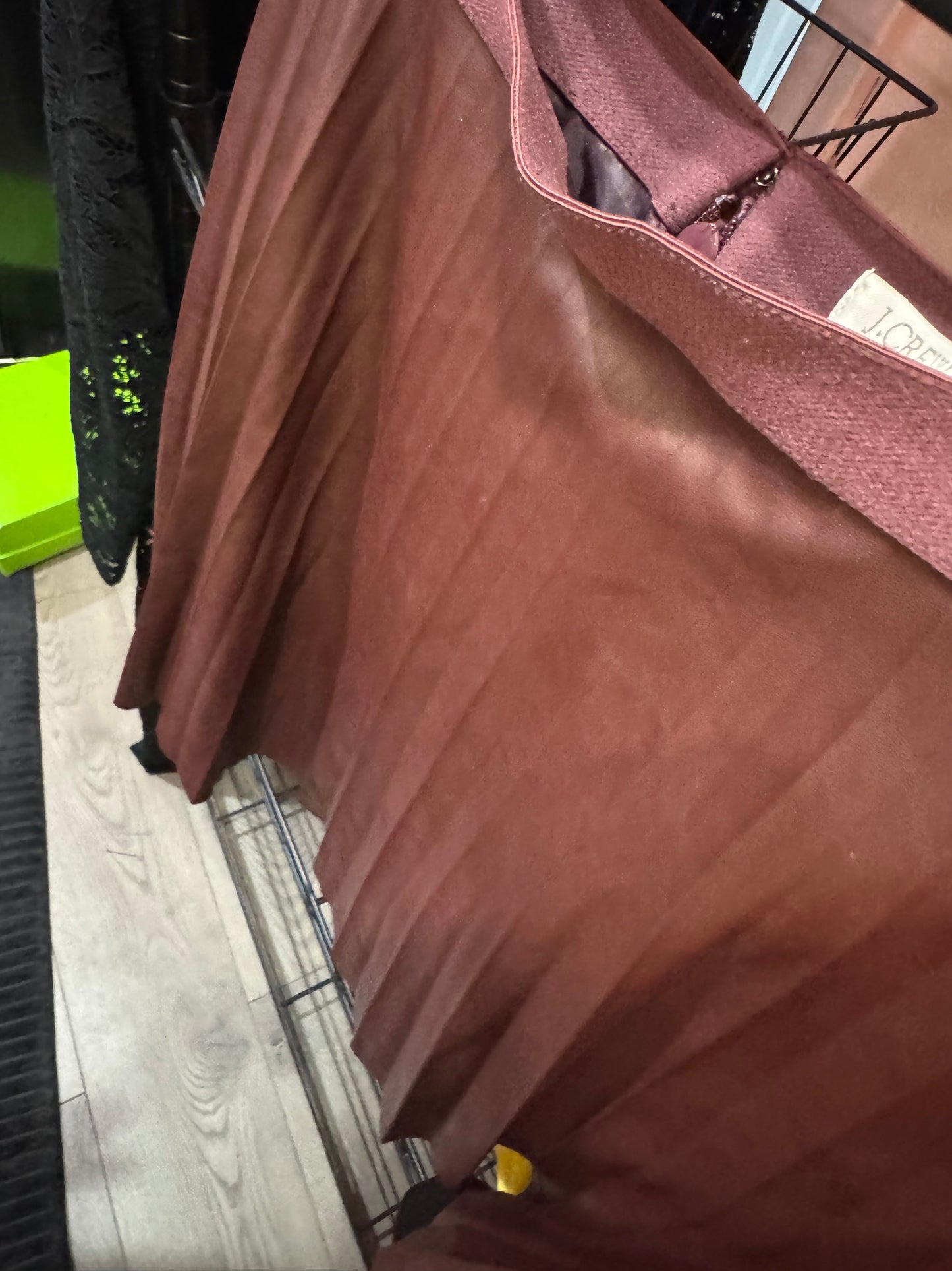 Maroon J Crew Size 4 Skirt