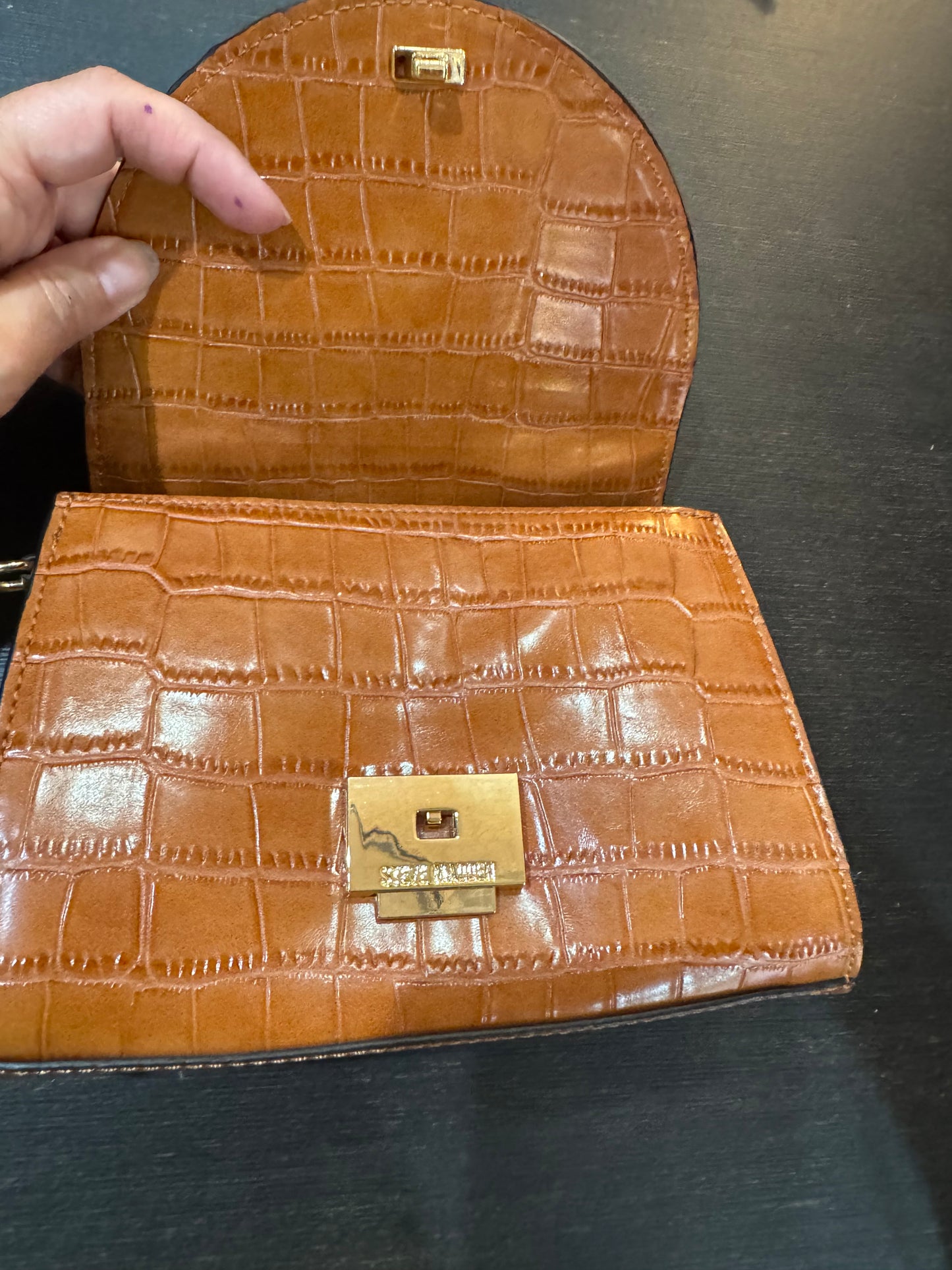 Steve Madden Small Camel Color Tote Bag