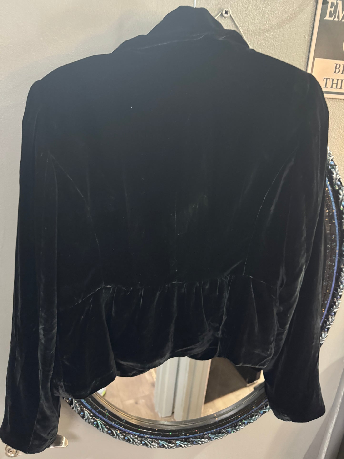 White House Black Market Velvet Feel Blazer - Size 12