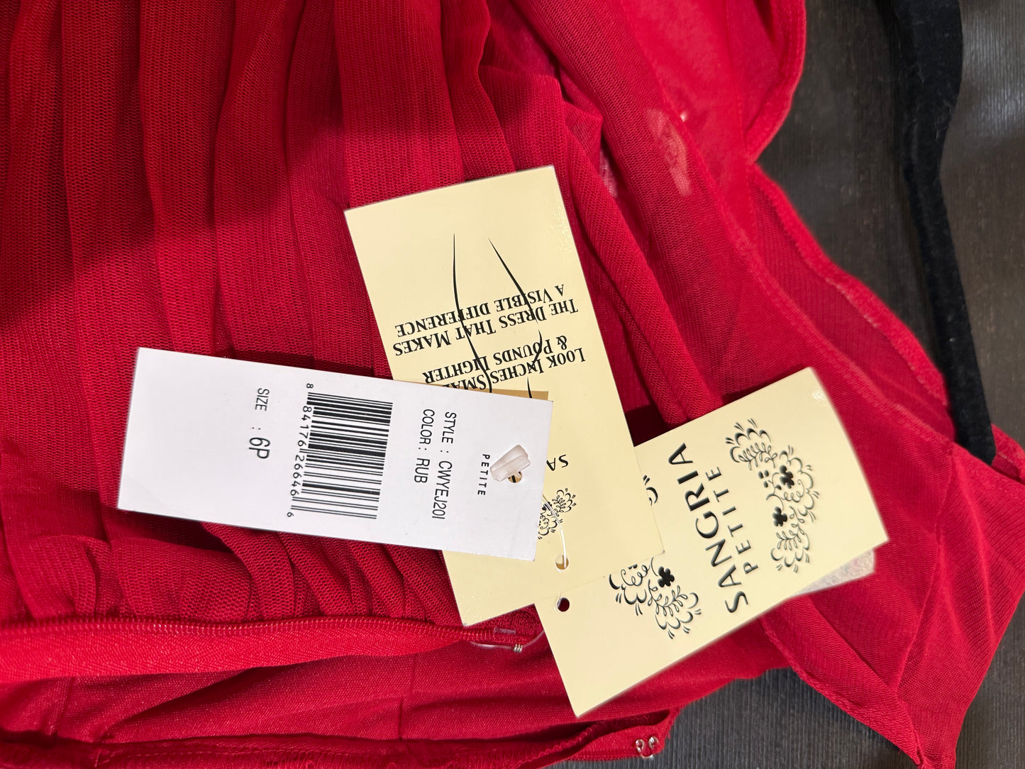 Red Sleeveless Dress - Size 6P