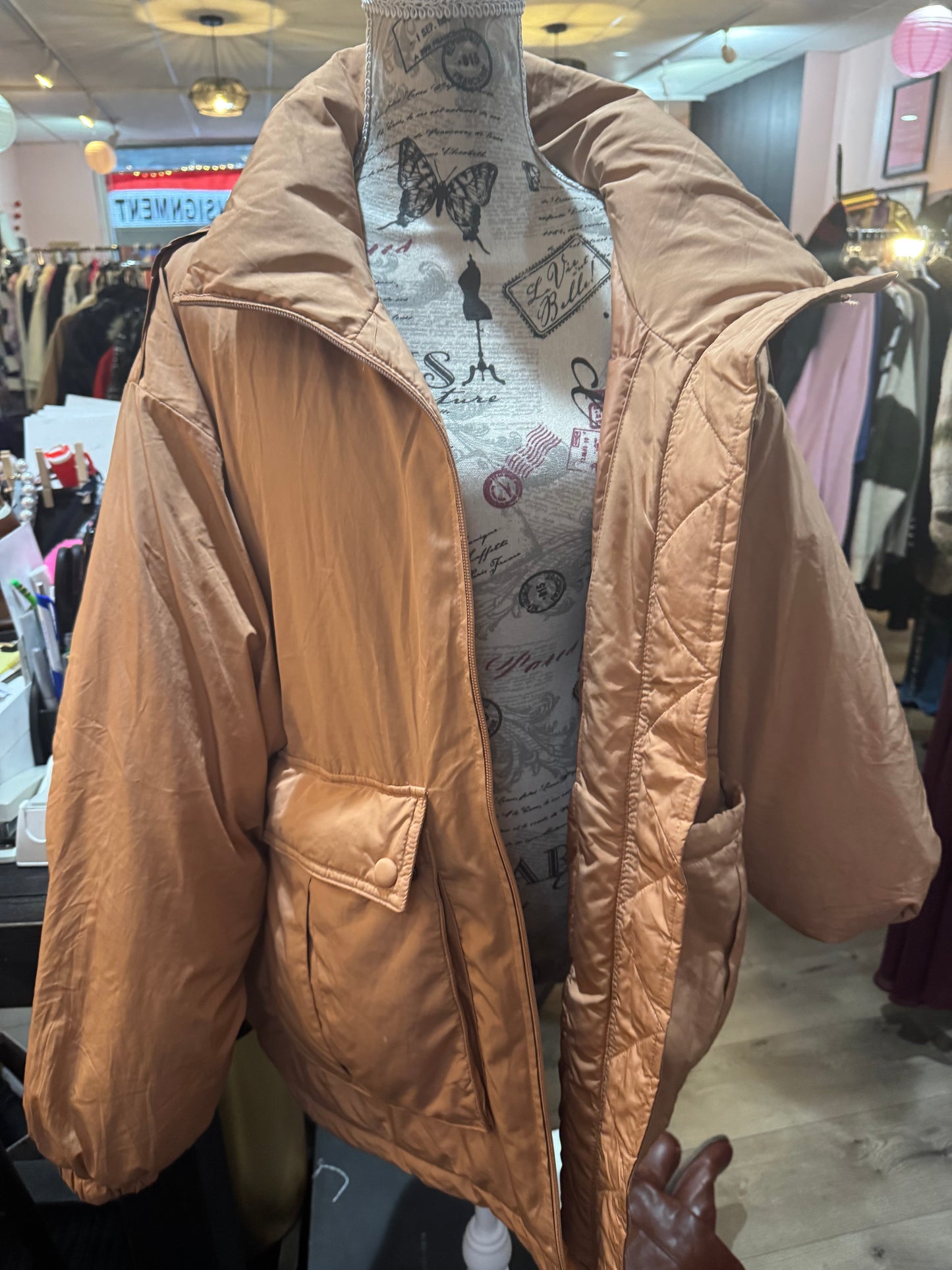 Free People Puffer Coat - Size Large