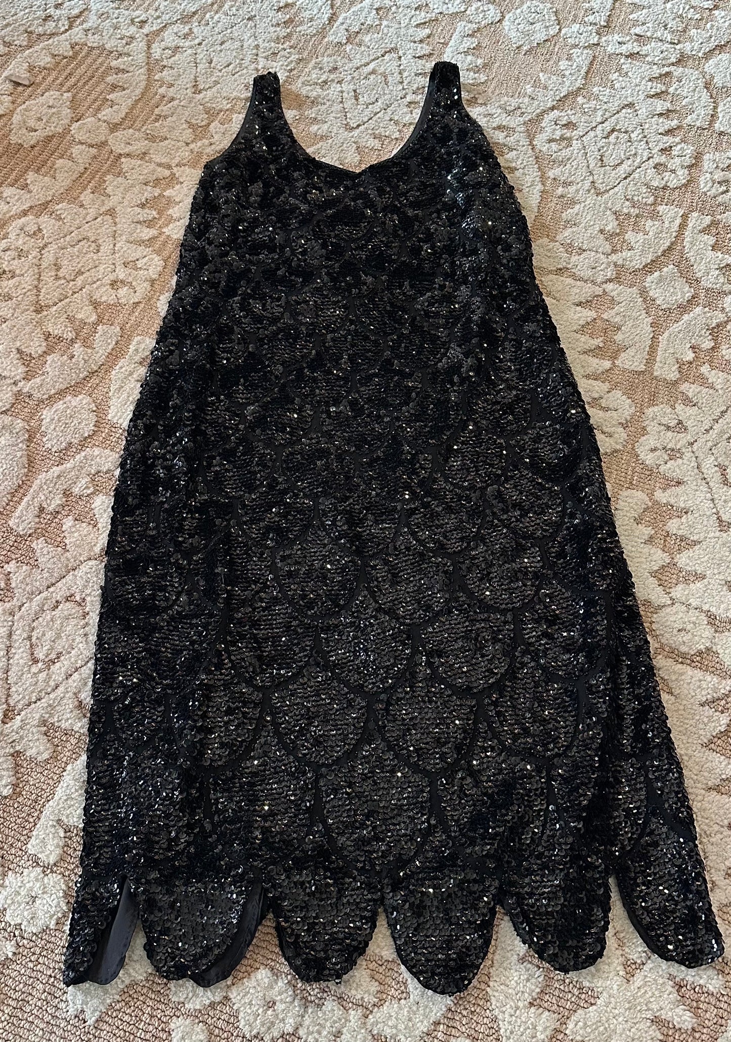 Swee Lo Black Sparkle Sequin dress