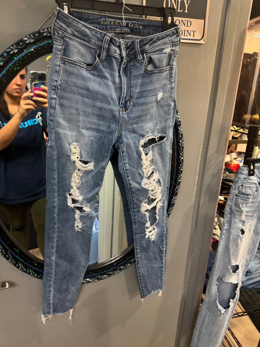 American Eagle - Distressed Jeans - Size 4