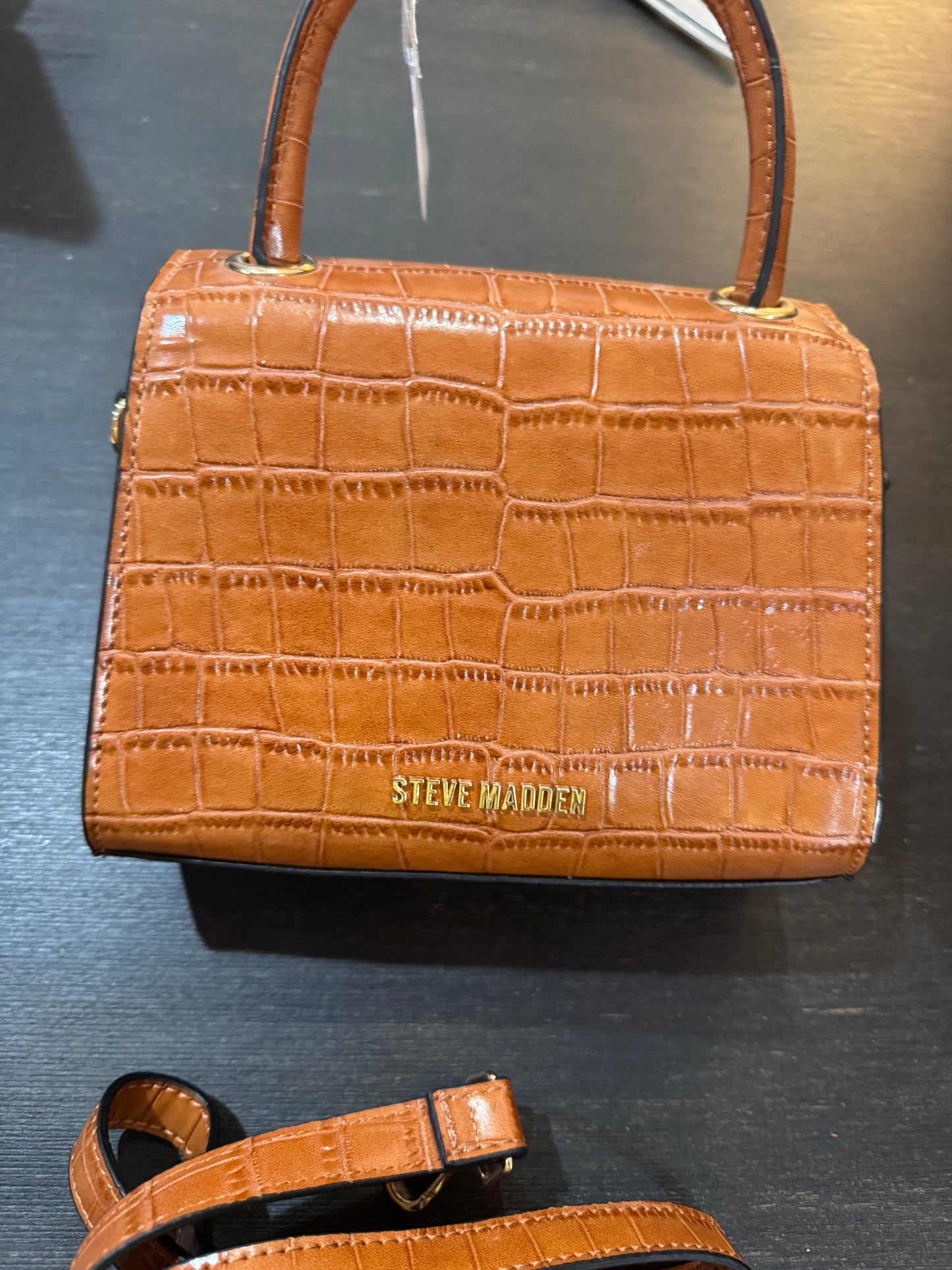 Steve Madden Small Camel Color Tote Bag