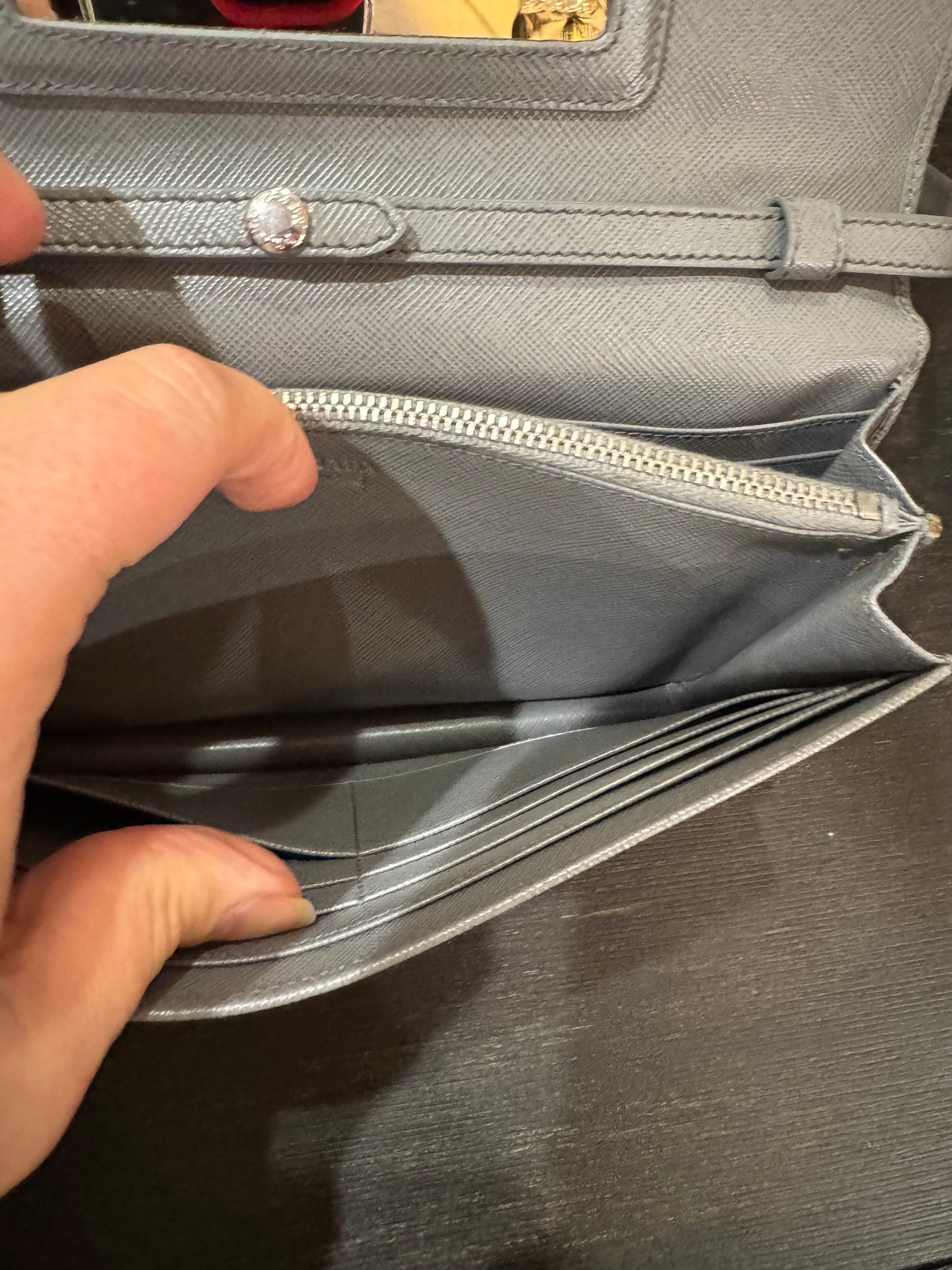 Prada crossbody wallet//clutch