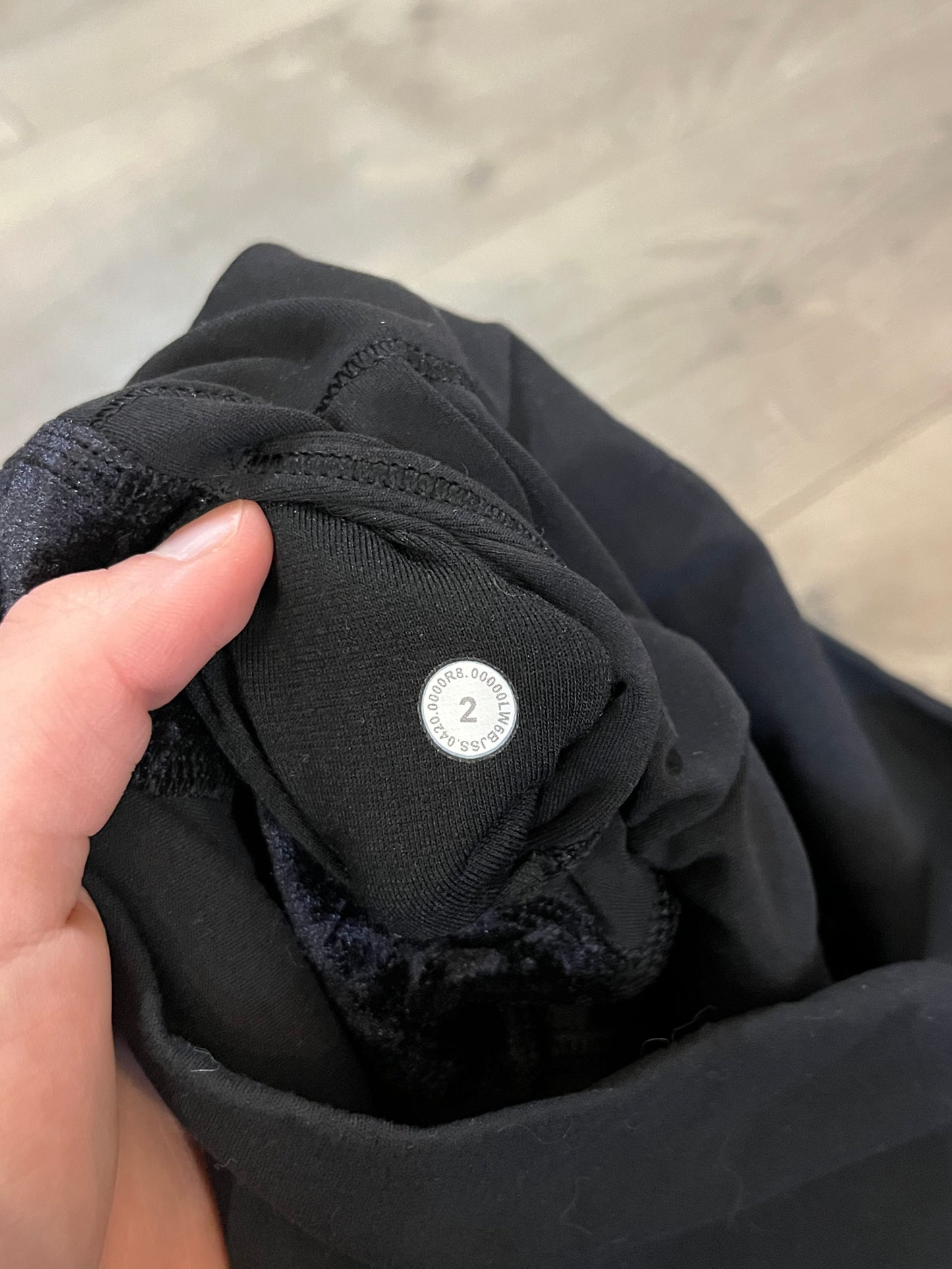 Lululemon size 2 black leggings (with side detail)