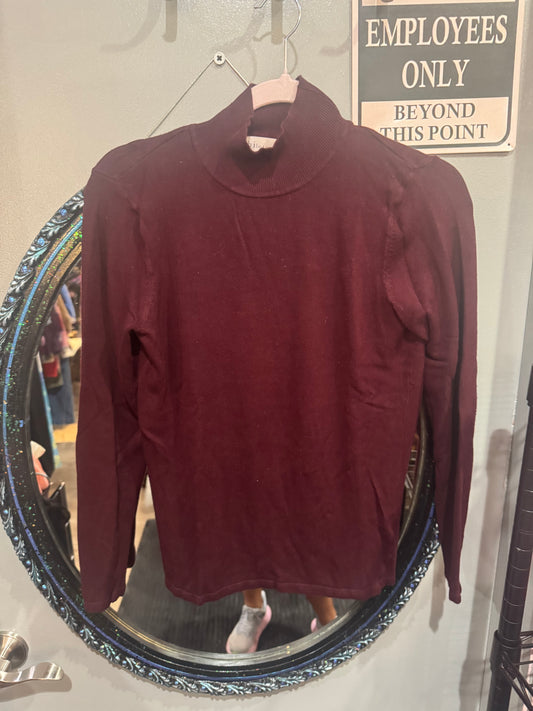 Philosophy Size Medium Maroon Color Sweater