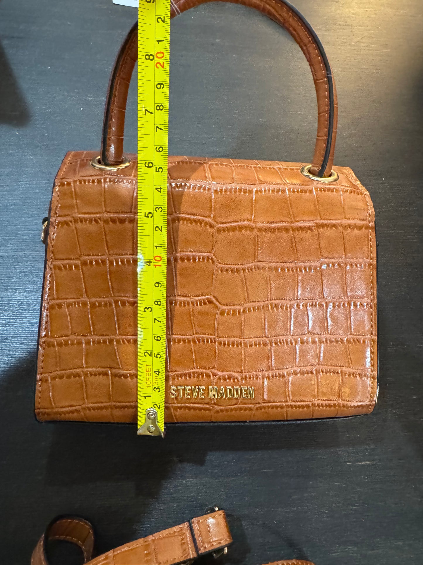 Steve Madden Small Camel Color Tote Bag