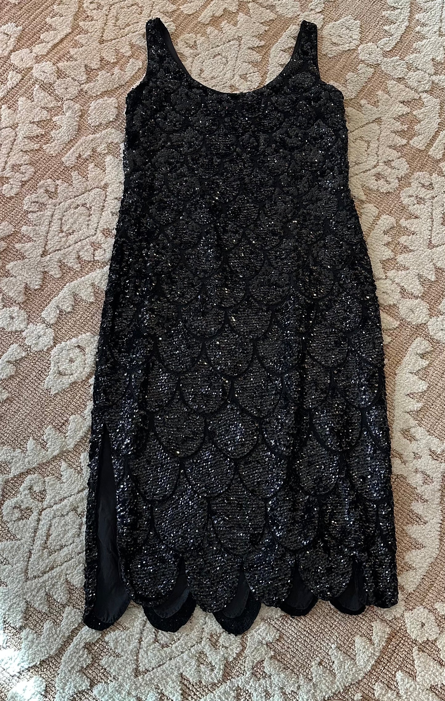 Swee Lo Black Sparkle Sequin dress