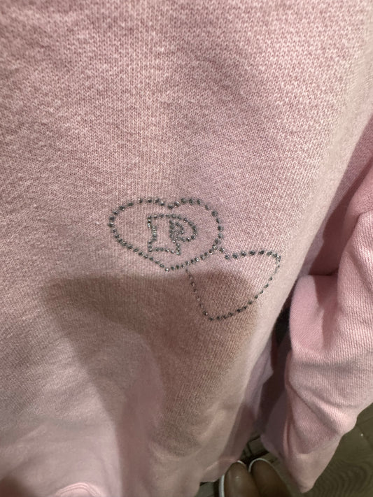 PINK Brand Crewneck Sweatshirt - Soft Pink Color - Size Medium