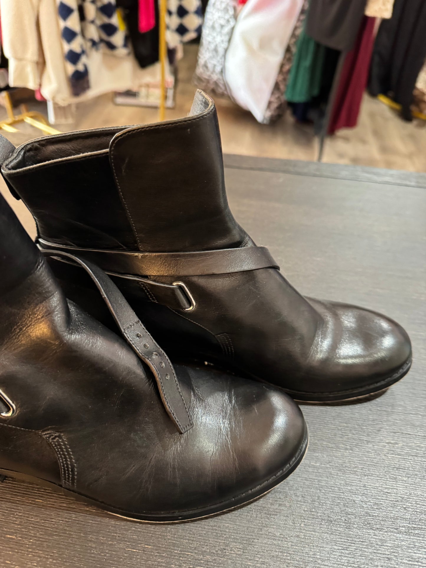 Michael Kors black womens boots