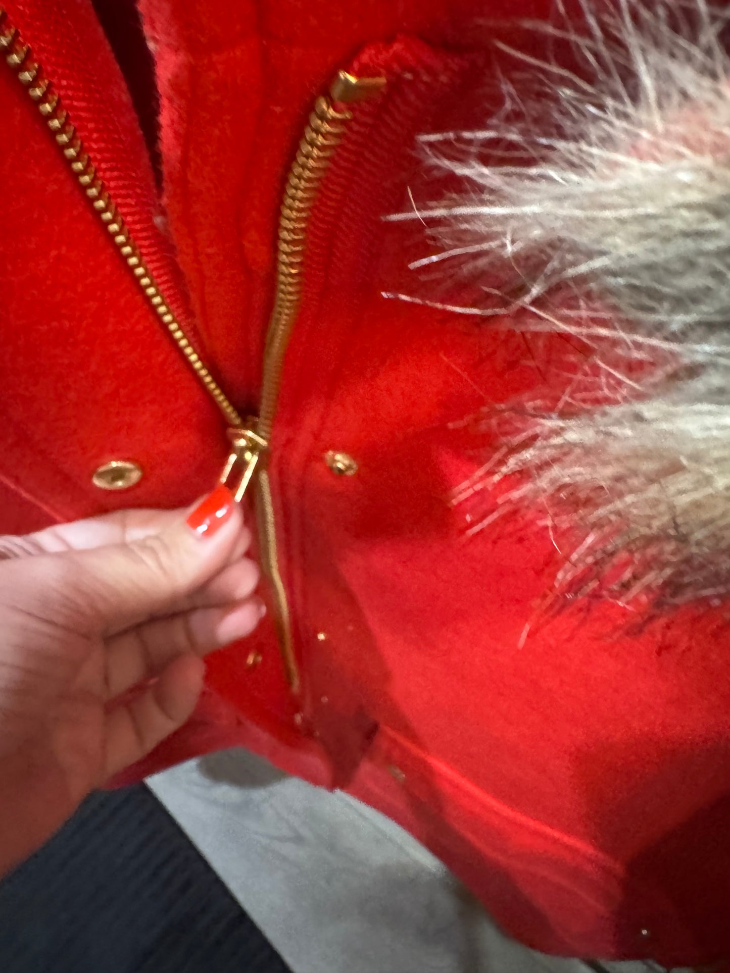 J. Crew Red Winter Jacket - Size 6