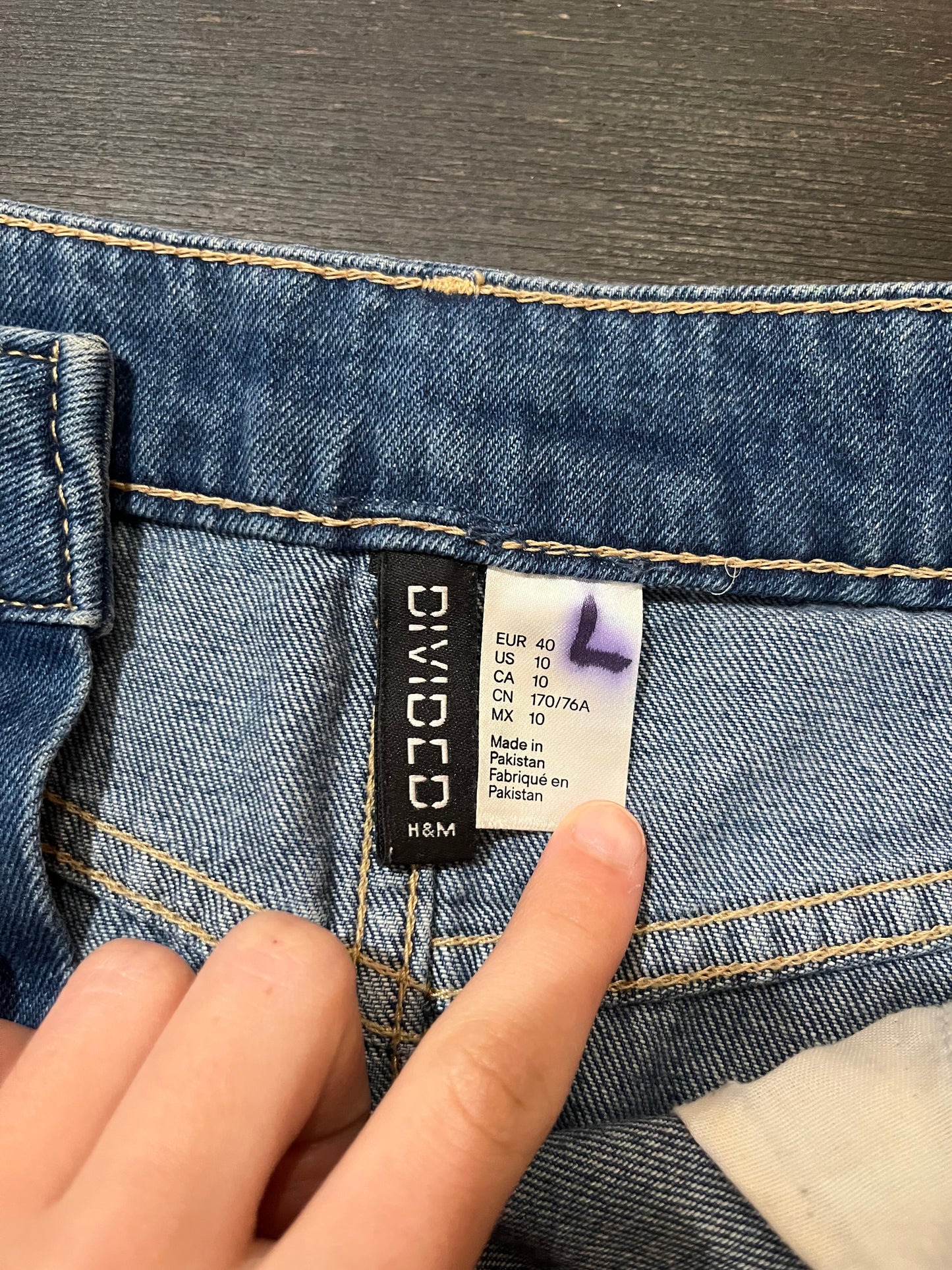 H&M Jean Skirt - Size Large