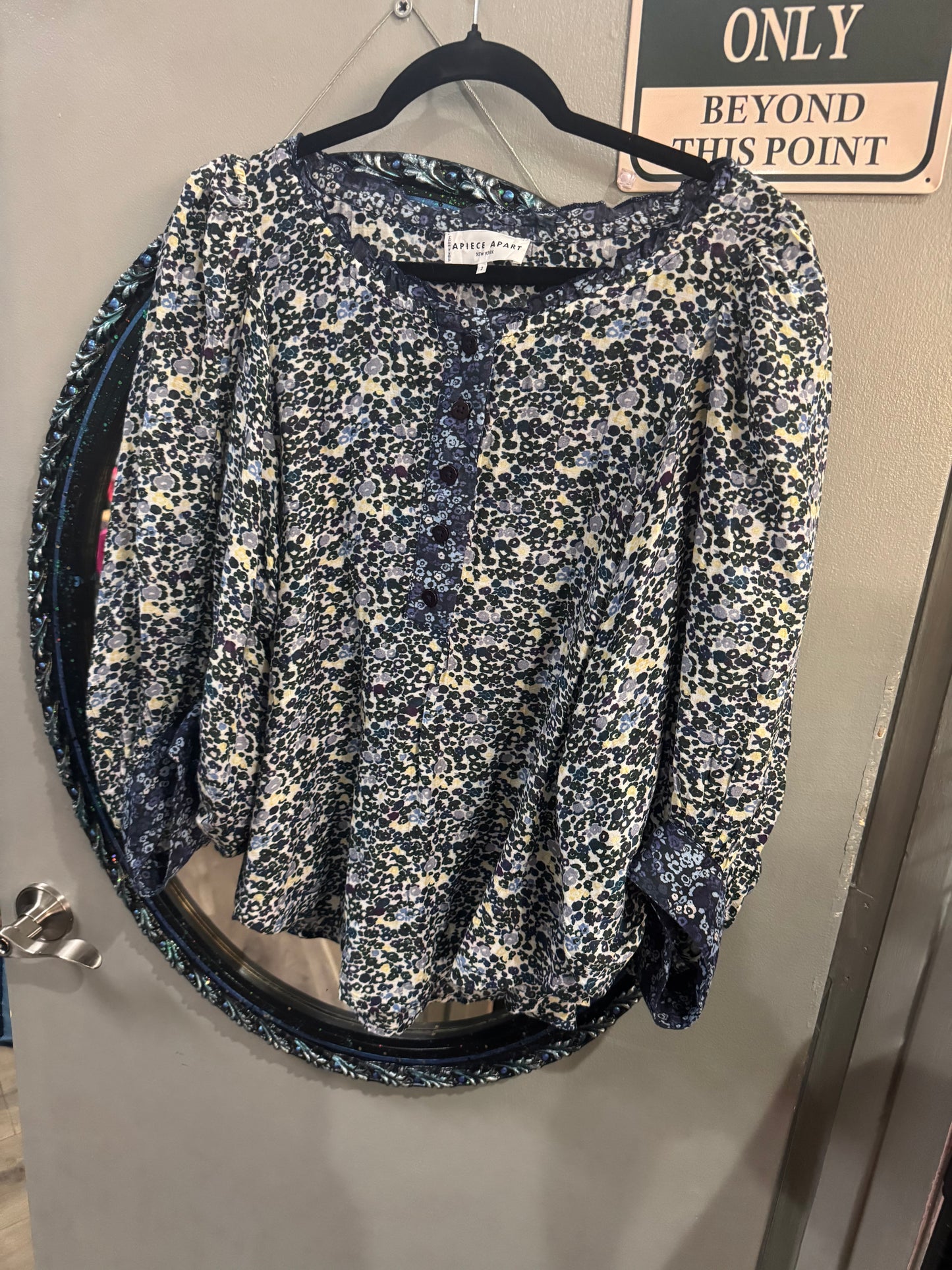 “A Piece Apart” Brand Size 2 Long Sleeve Blouse