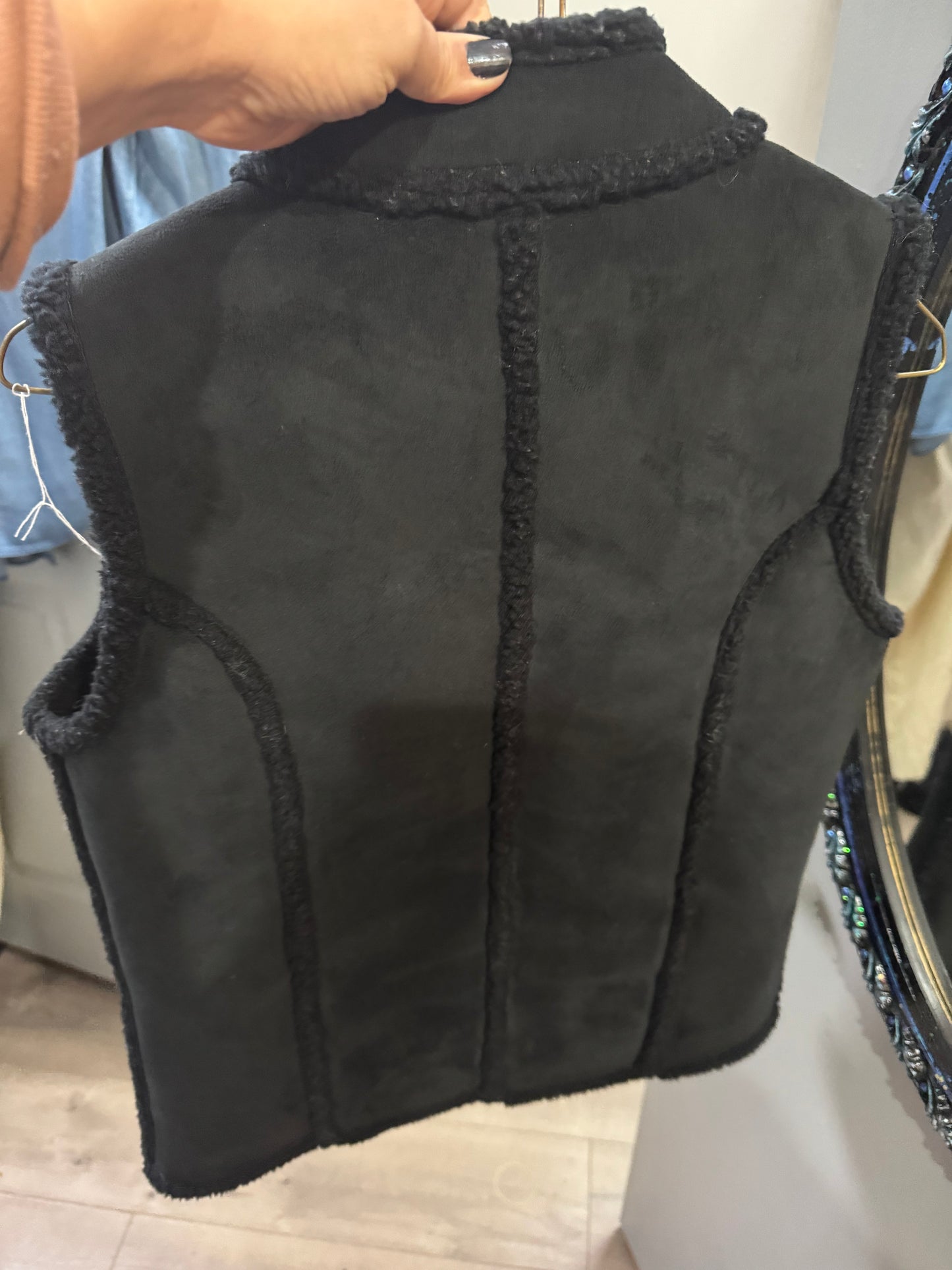 Liz Claiborne Vest - Black - Size Petite P
