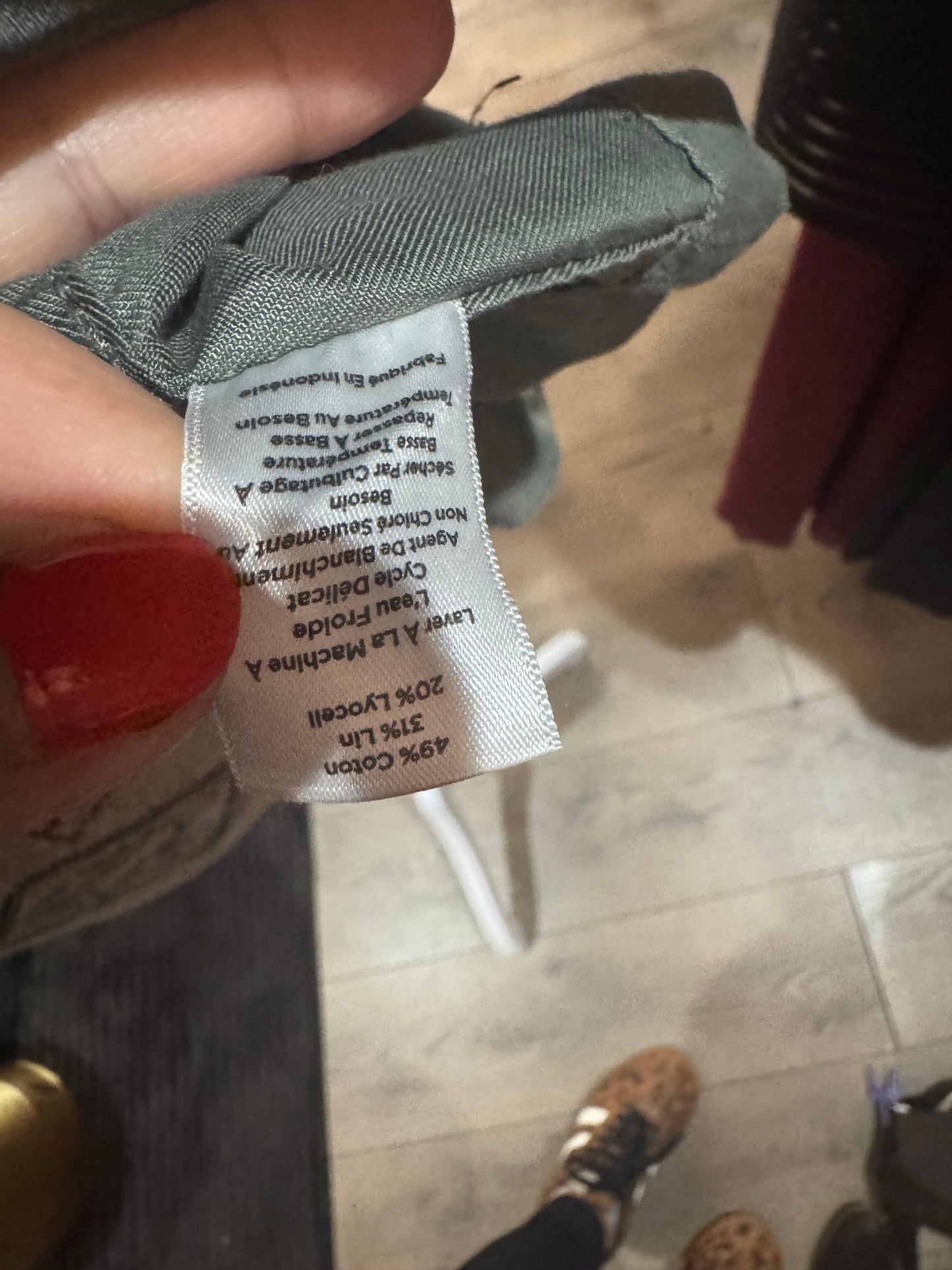 Talbots Green Coat - Button Up Front - Size P