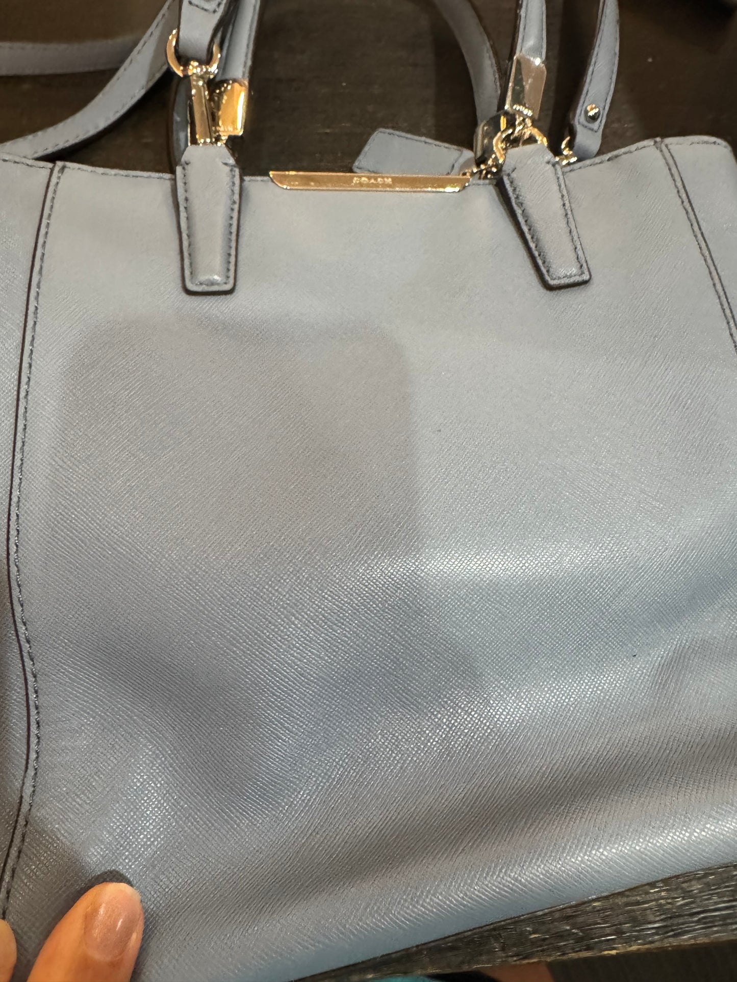 COACH Light Blue Crossbody or Satchel Style