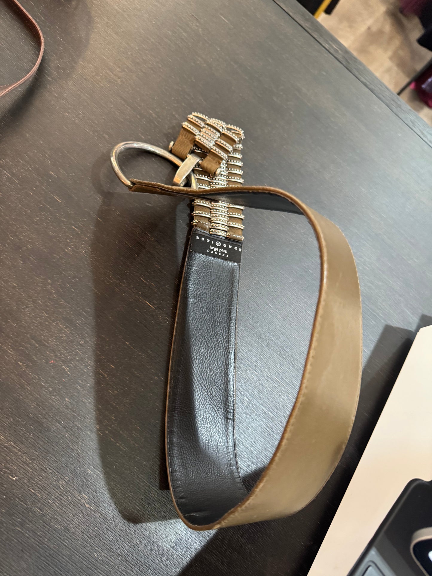 Suzi Roger belt. Distressed look