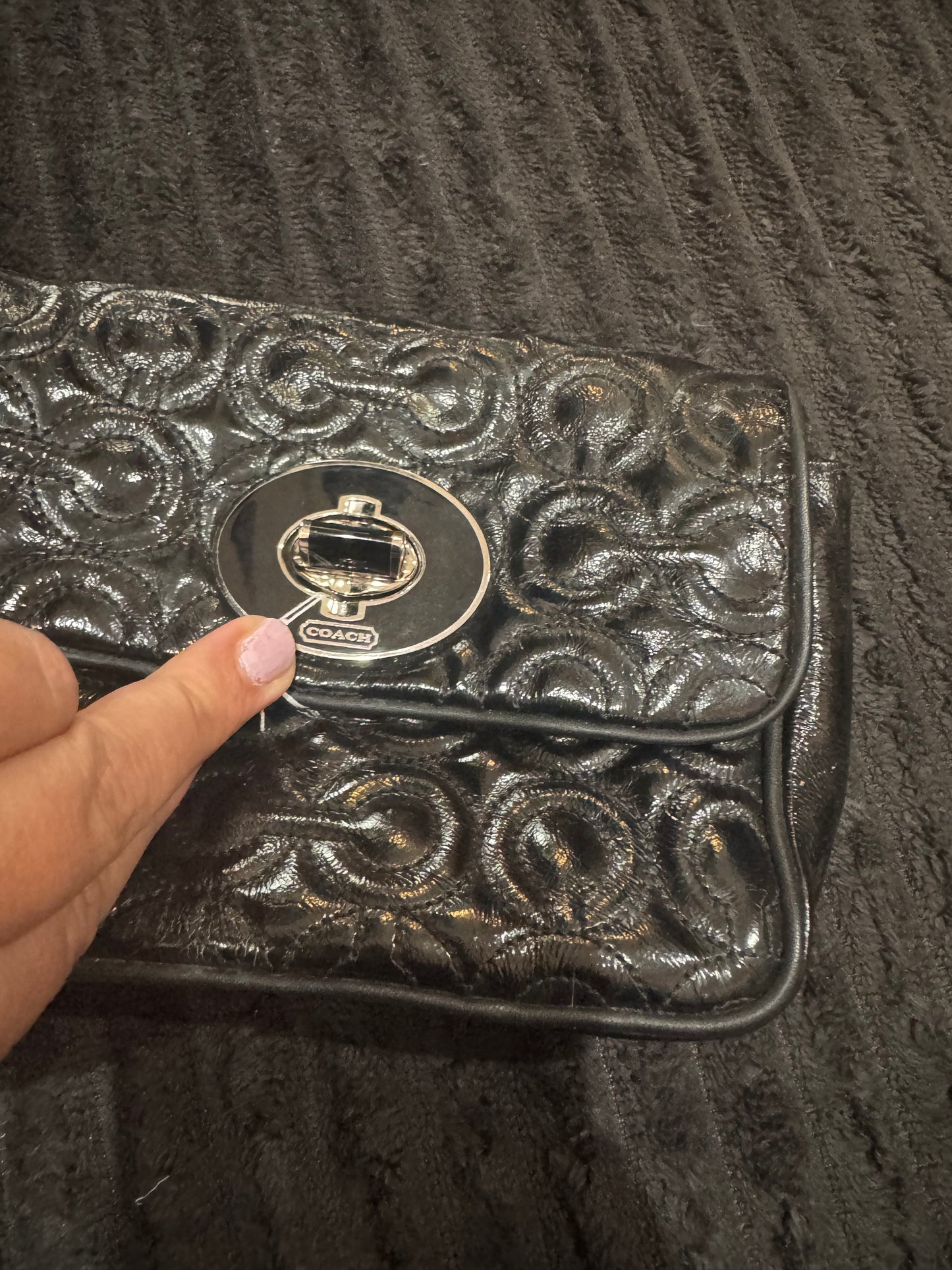 COACH Black Clutch Bag - no strap included