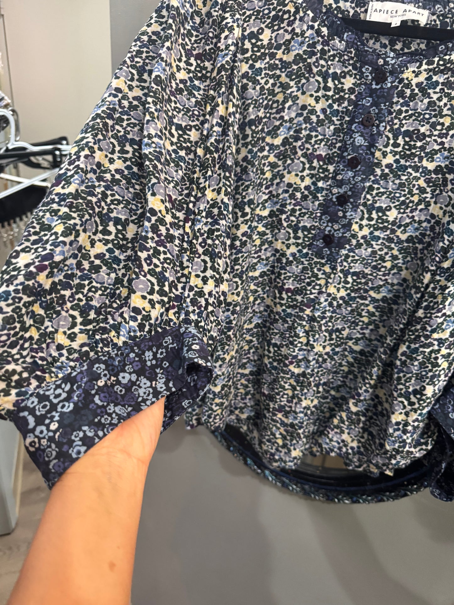 “A Piece Apart” Brand Size 2 Long Sleeve Blouse