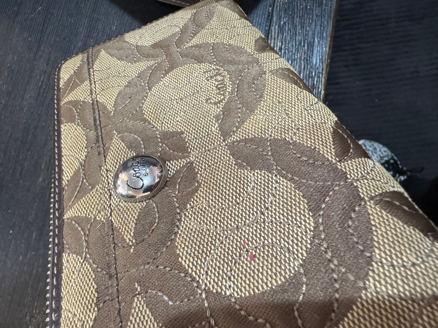 COACH Large Zip Around Wallet