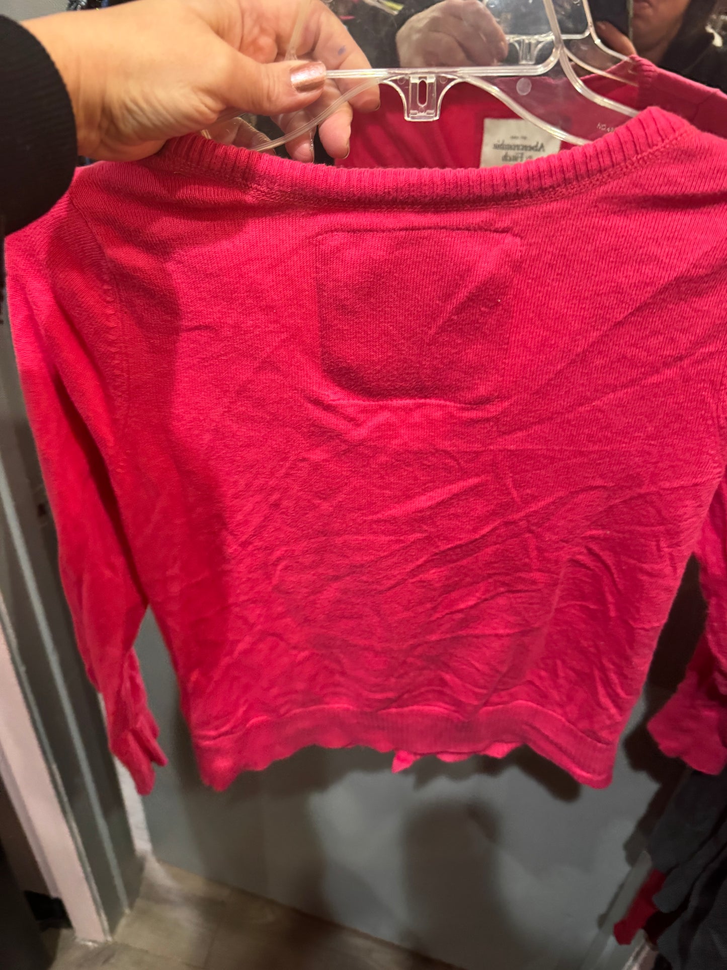 Abercrombie Y2K Pink Button Up Cardigan