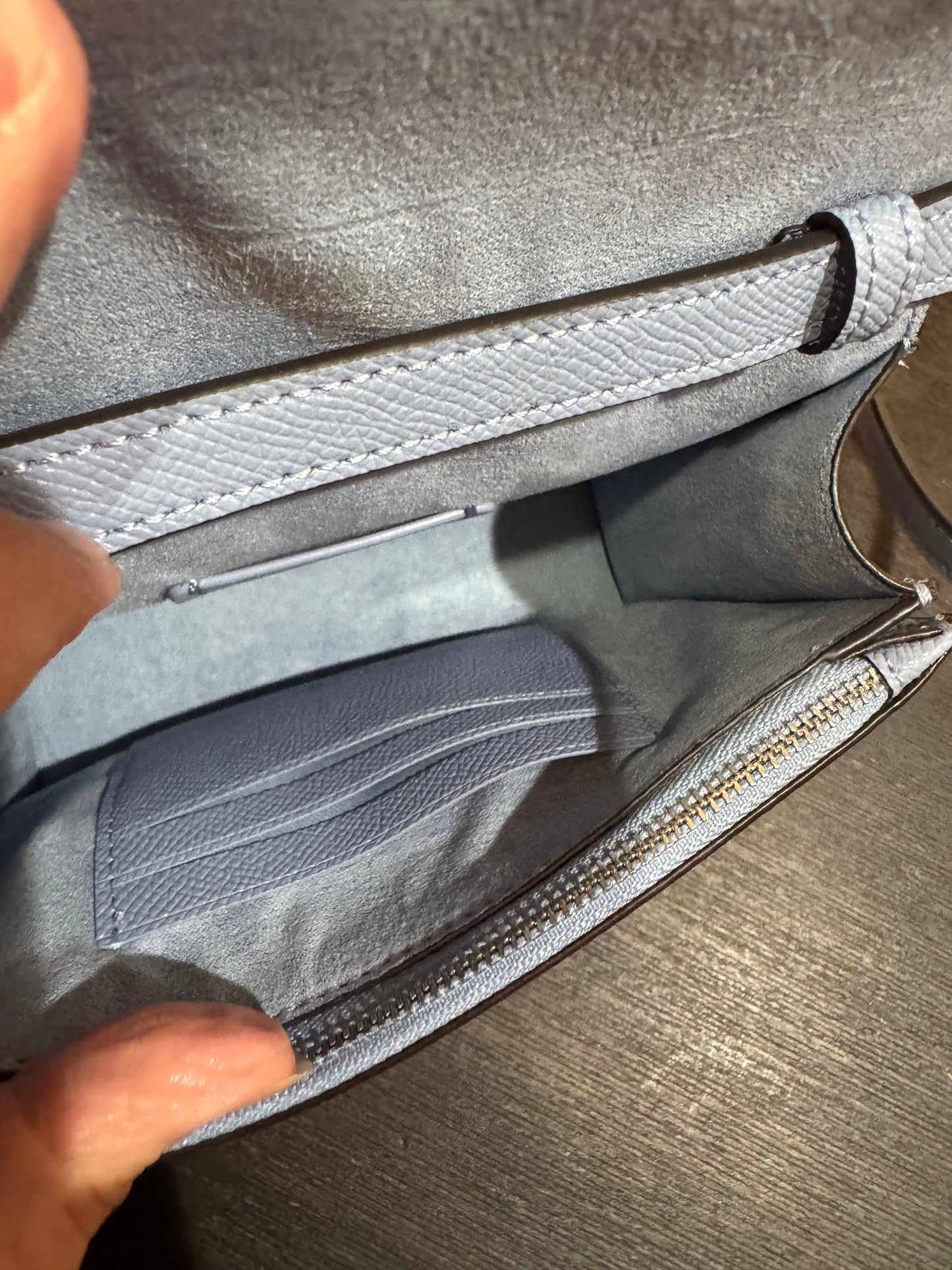 Coach. Small blue handbag!