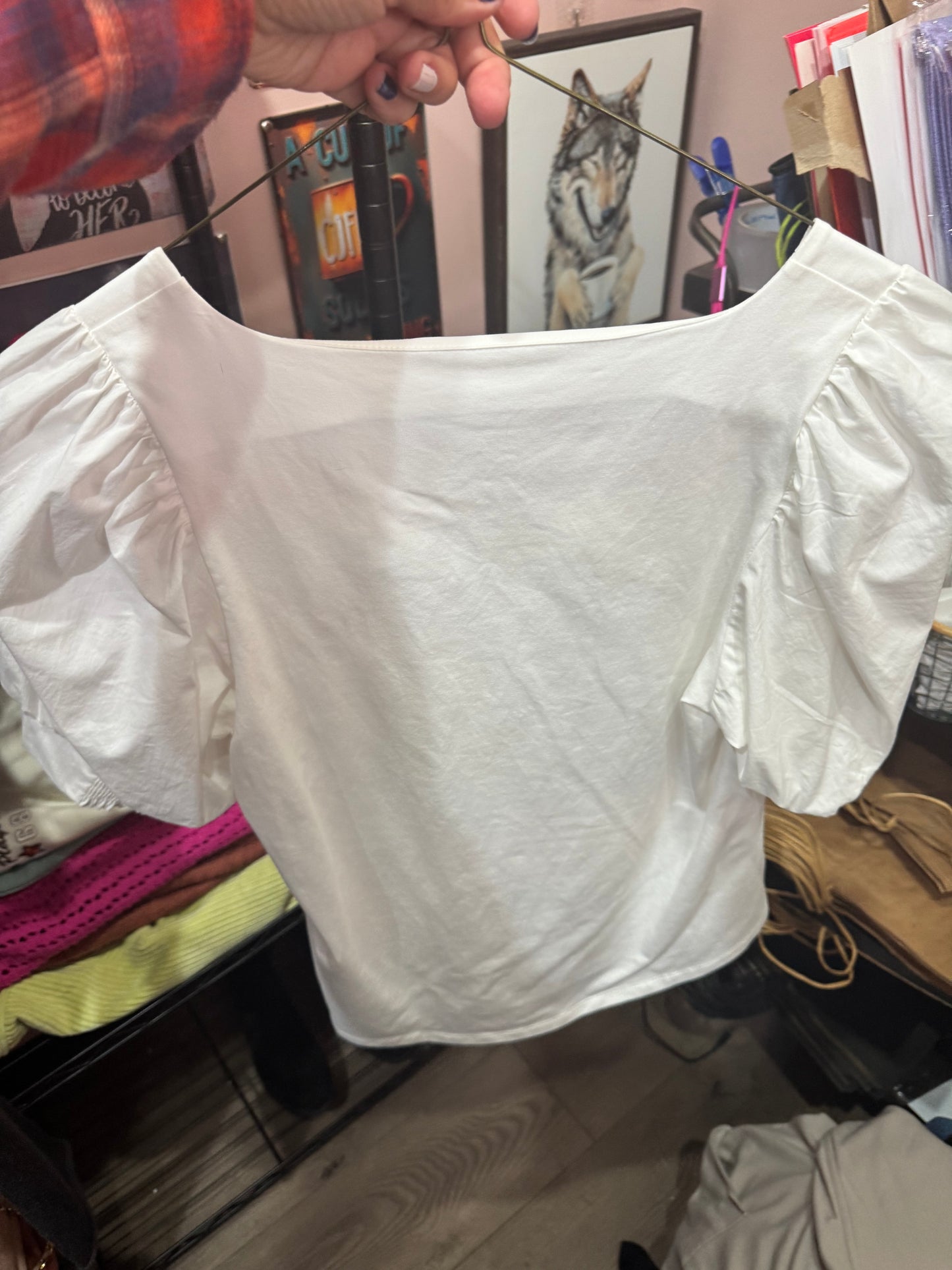 Bailey/44 Size Medium White Blouse