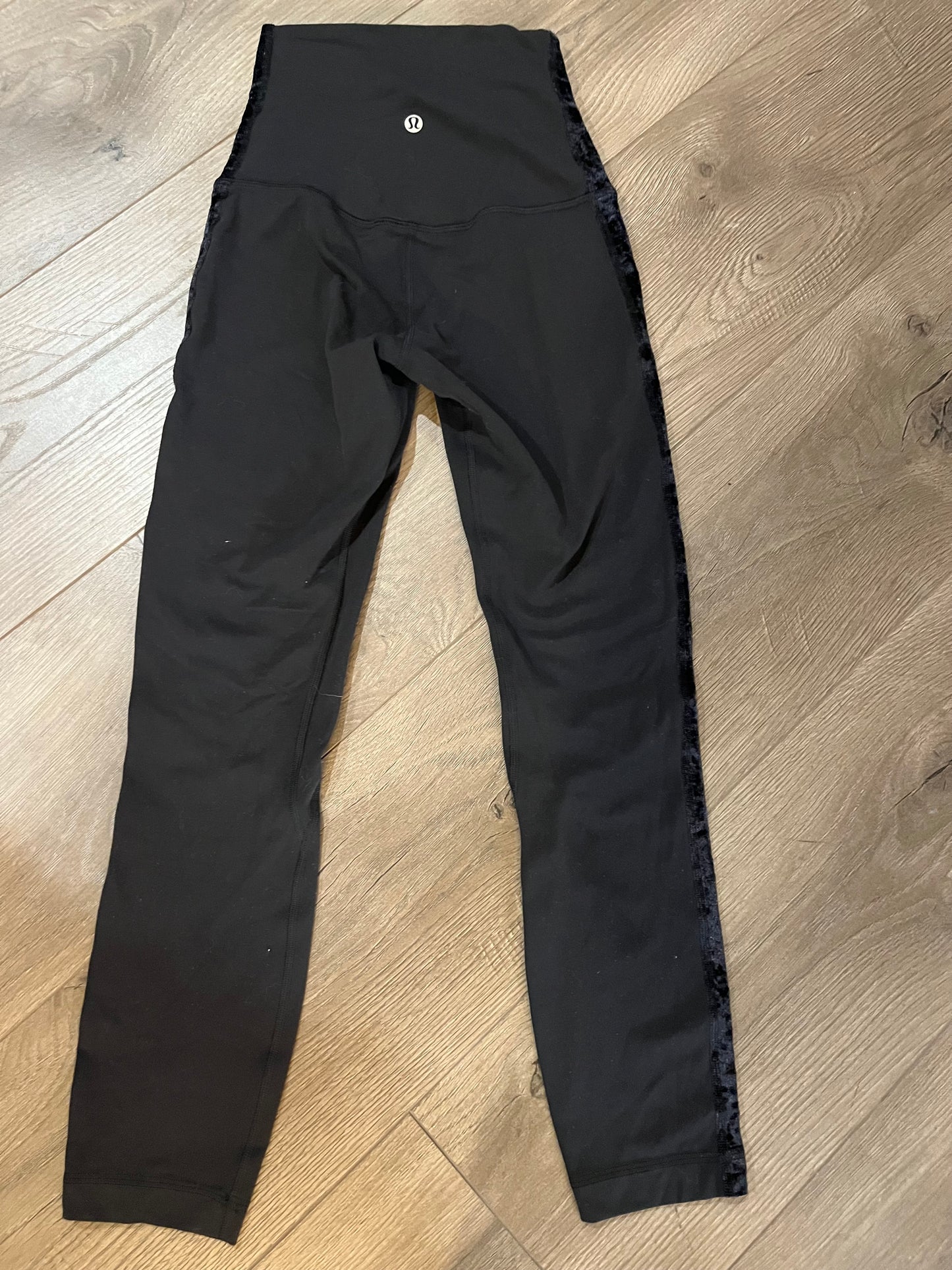 Lululemon size 2 black leggings (with side detail)