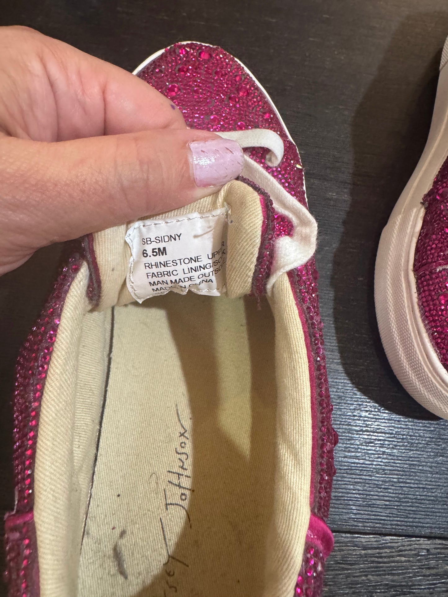 Pink Sparkle Shoe - Betsy Johnson - Size 6.5M