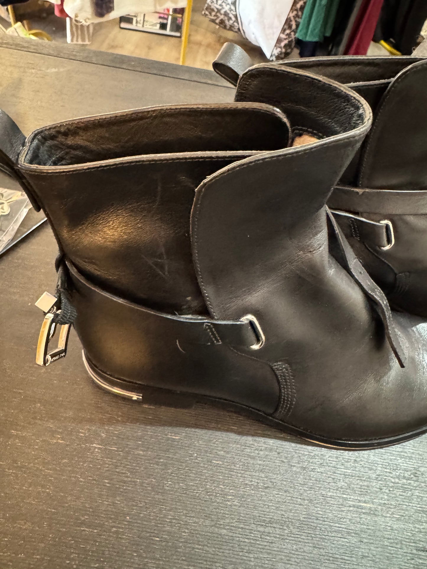 Michael Kors black womens boots