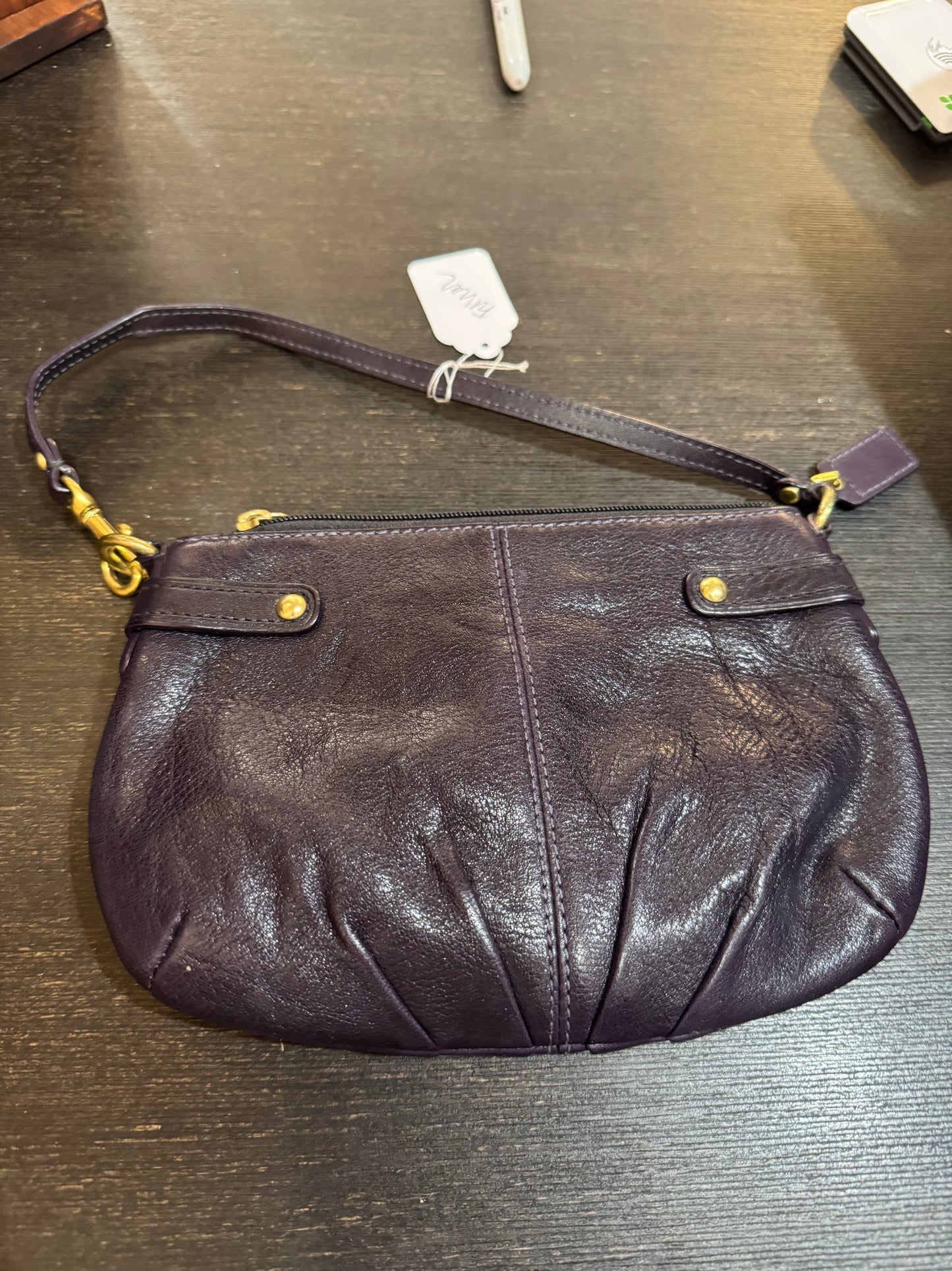 COACH brand Purple Wristlet
