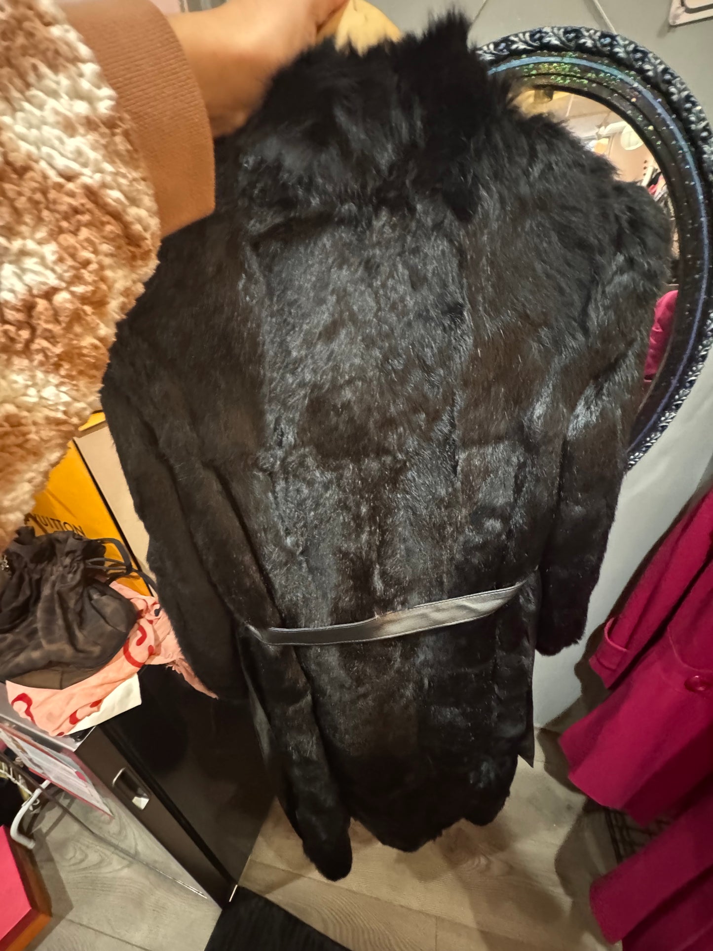 Vintage Authentic Rabbit Fur Jacket