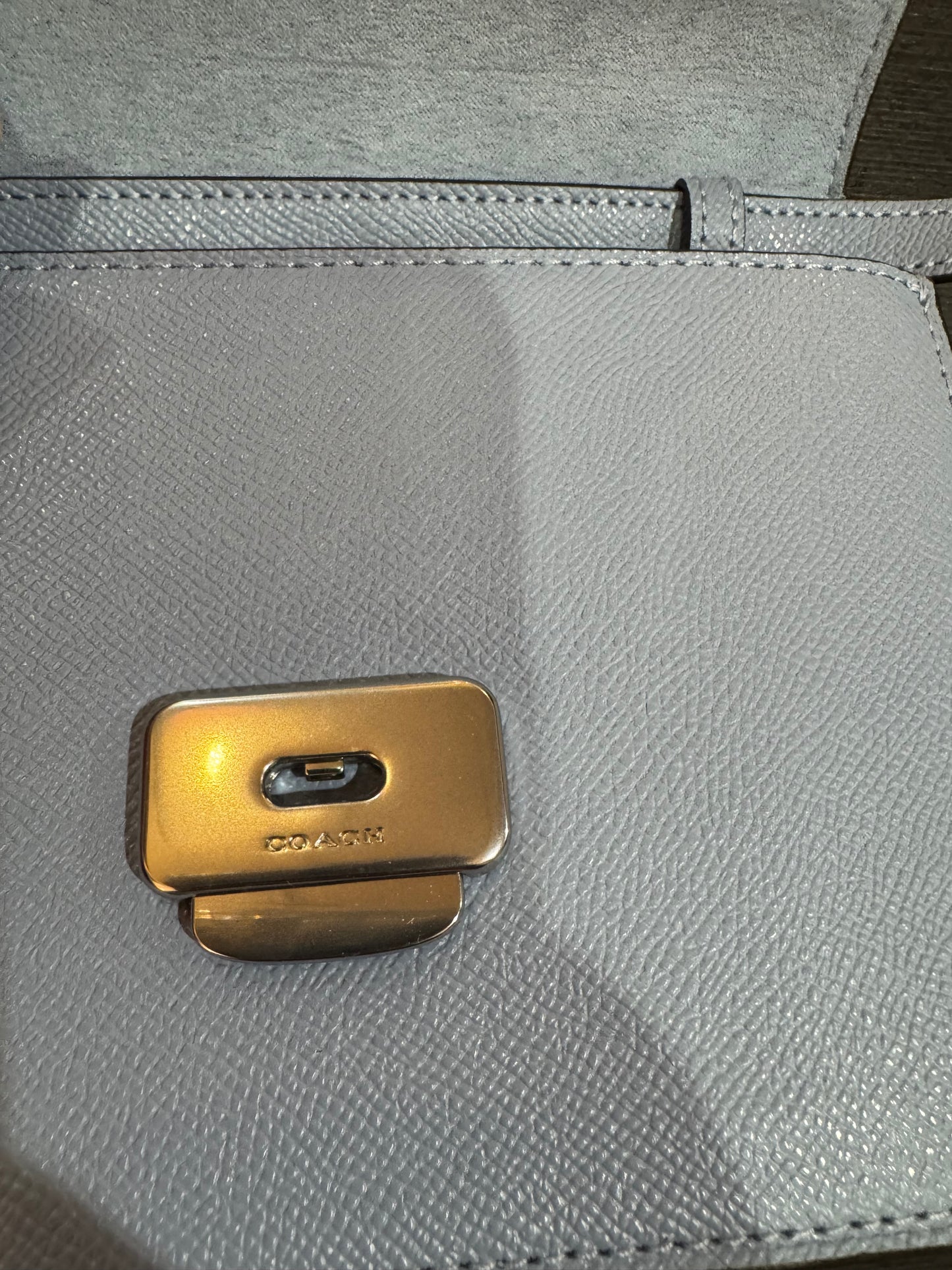 Coach. Small blue handbag!