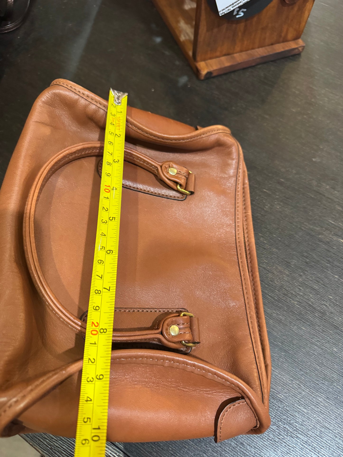 COACH PreLoved Camel Color Satchel/Lower Arm Bag