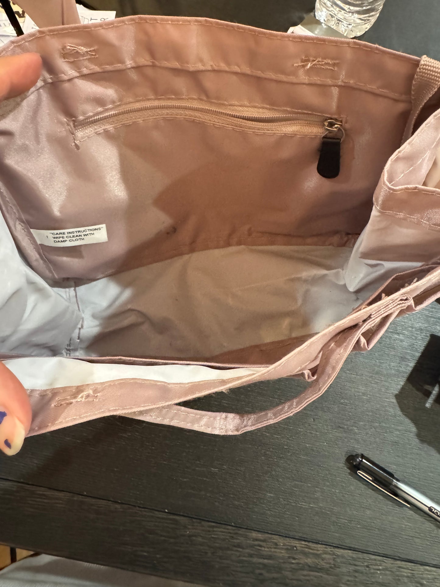 Light Pink Purse Insert