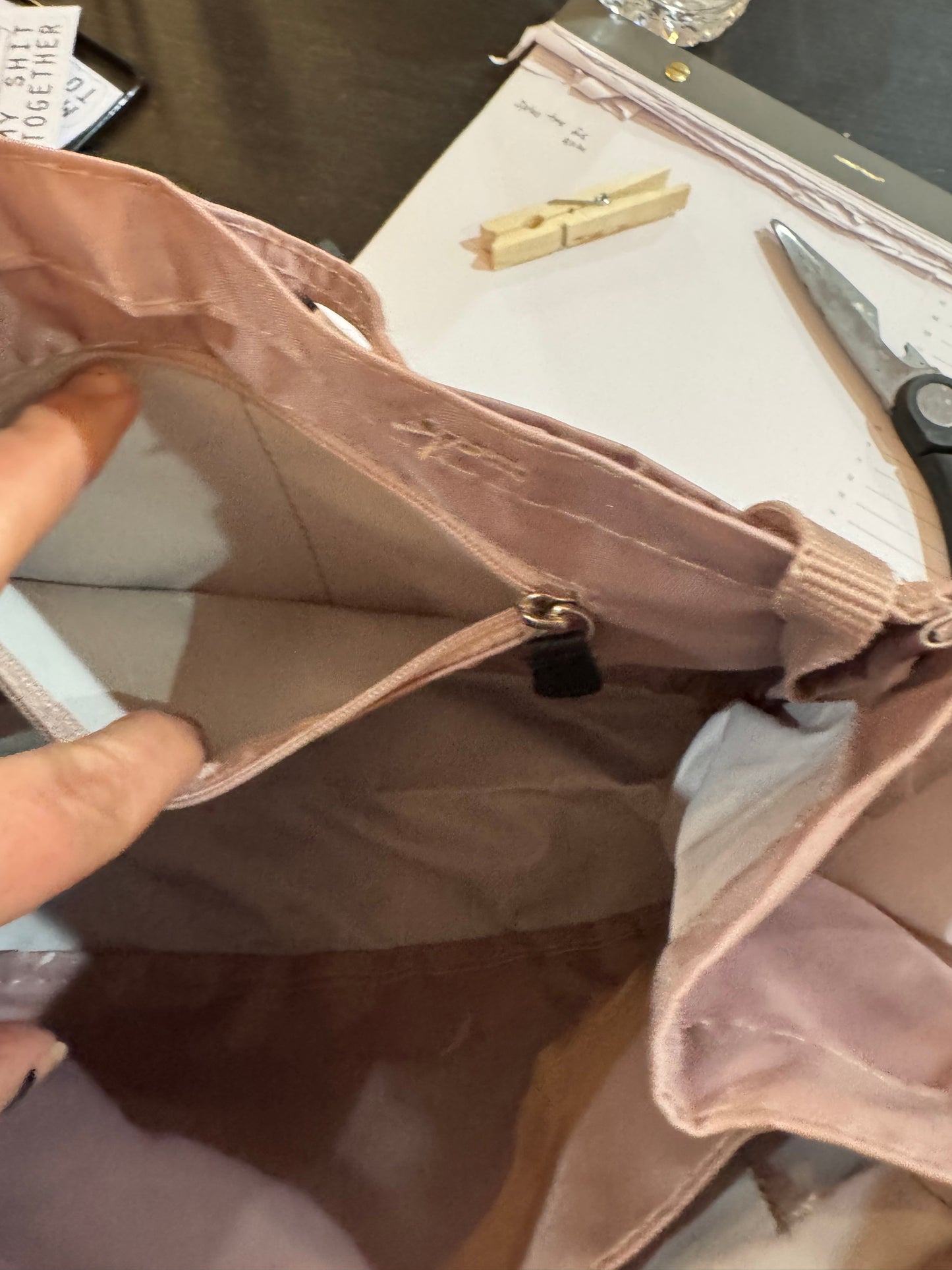 Light Pink Purse Insert